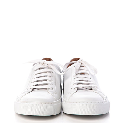 Givenchy Calfskin Reverse Logo Womens Urban Street Sneakers 37 White 2 of 10