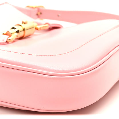 Gucci Boarded Dyana Lux Calfskin Mini Jackie 1961 Hobo Wild Rose 9 of 9