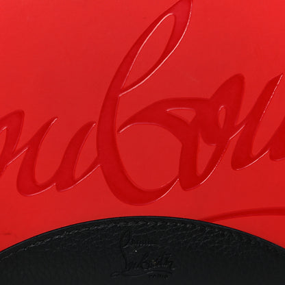 Christian Louboutin Calfskin Panettone Zip Around Wallet Loubi Red Black 7 of 7