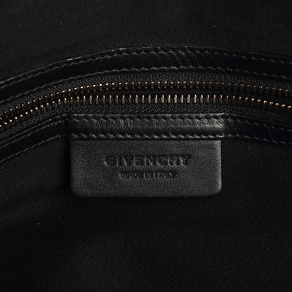Givenchy Calfskin Star Embossed Studded Medium Nightingale Navy Black 6 of 9