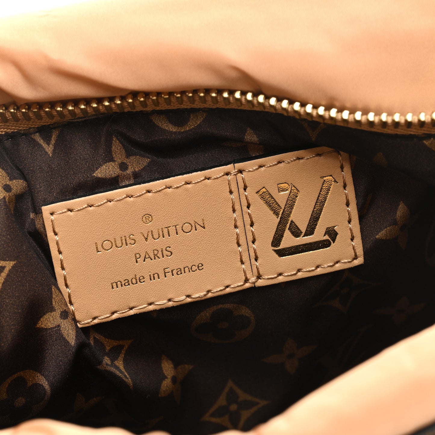 Econyl Monogram Pillow Maxi Multi Pochette Accessories Mini Pochette Beige