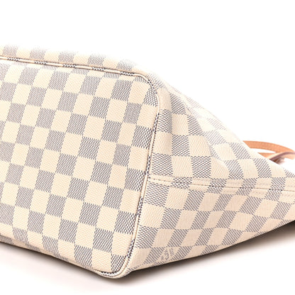 Louis Vuitton Damier Azur Neo Neverfull MM Rose Ballerine 9 of 9