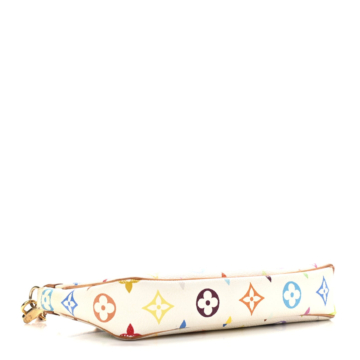 Monogram Multicolor Pochette Accessories White
