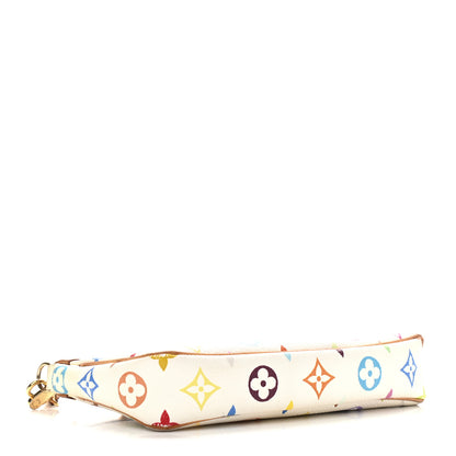 Louis Vuitton Monogram Multicolor Pochette Accessories White 3 of 10