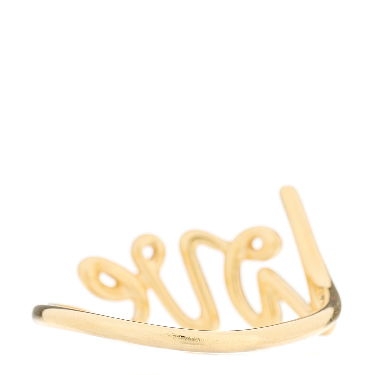 18K Yellow Gold Paloma's Graffiti Love Ring 57 8