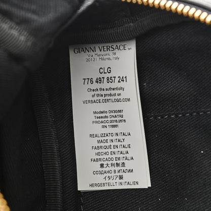 Versace Nappa Barocco Quilted Vanitas Medea Belt Bag Black 7 of 10