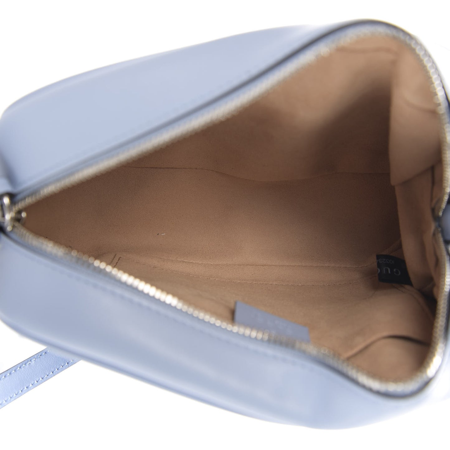 Calfskin Matelasse Small GG Marmont Chain Shoulder Bag Porcelain Light Blue