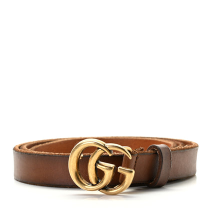 Gucci Faded Calfskin Double G Belt 80 32 Cuir 1 of 3
