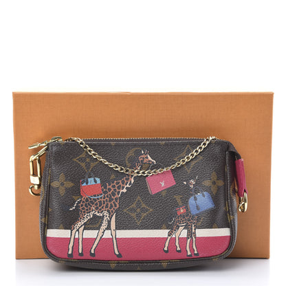 Louis Vuitton Monogram 2017 Christmas Animation Mini Pochette Accessories 8 of 8