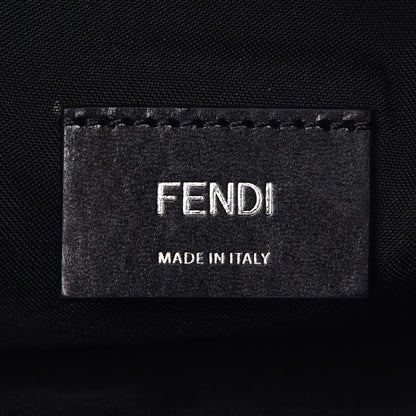 Fendi Nylon Vitello Liberty Metal Monster Eyes Sling Bag Black 6 of 7