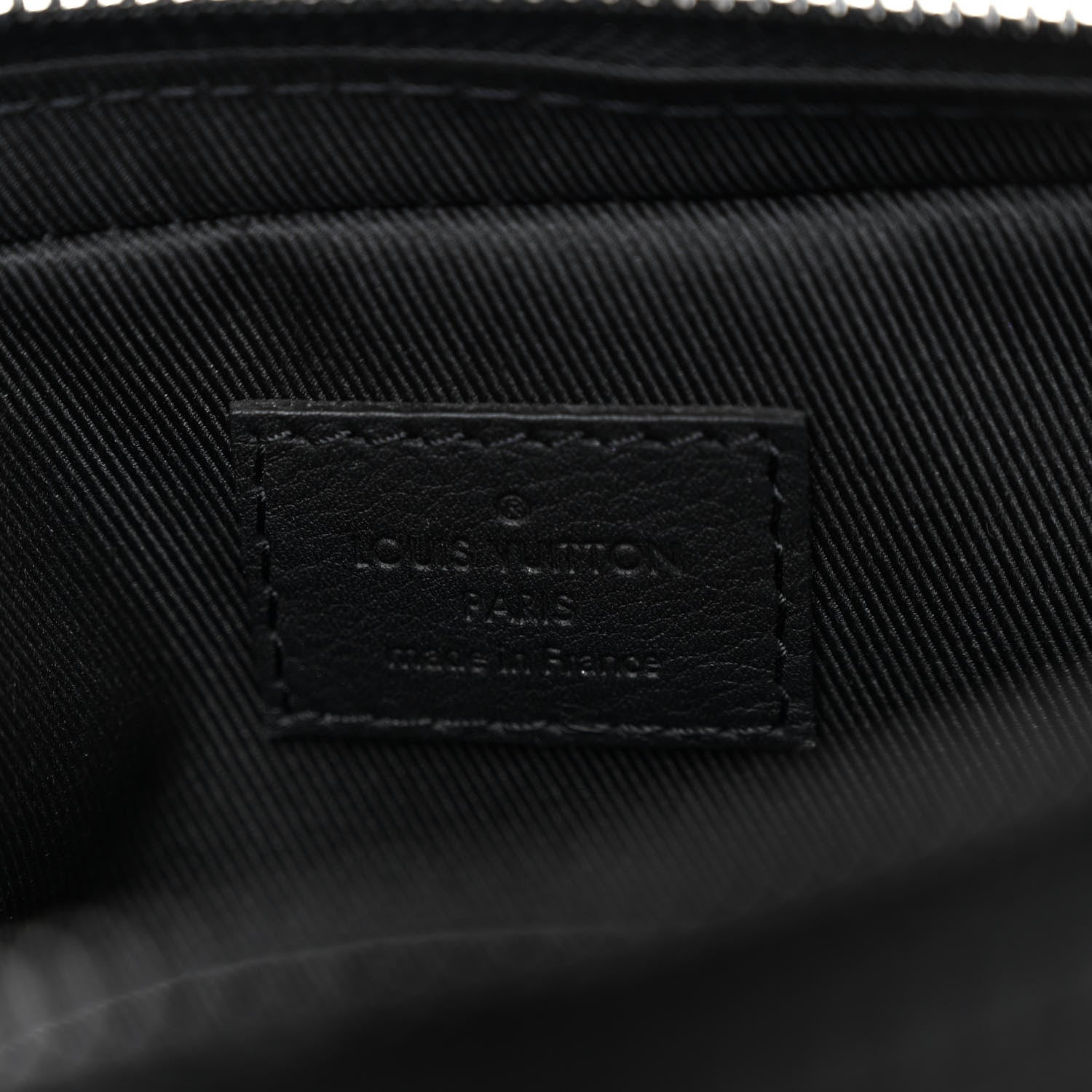 Louis Vuitton Calfskin Monogram Embossed Trio Messenger Black 7 of 10