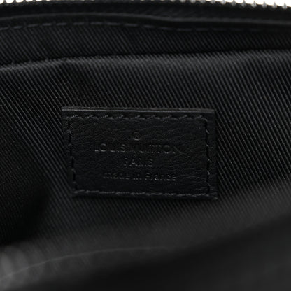 Louis Vuitton Calfskin Monogram Embossed Trio Messenger Black 7 of 10