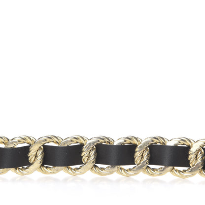 Gucci Calfskin Torchon Double G Chain 25mm Belt 85 34 Black 4 of 8