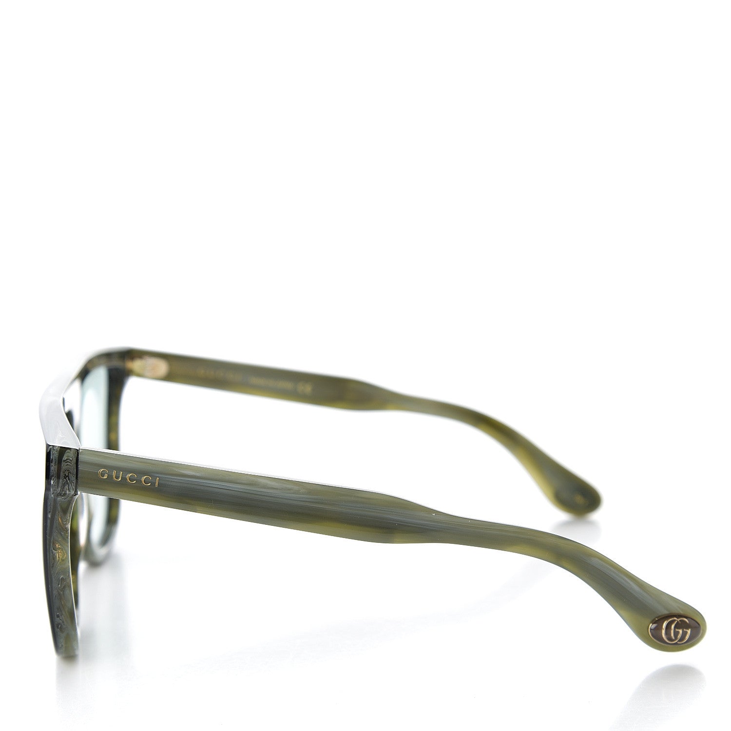 Gucci Acetate Aviator Sunglasses GG0582S Green 3 of 8