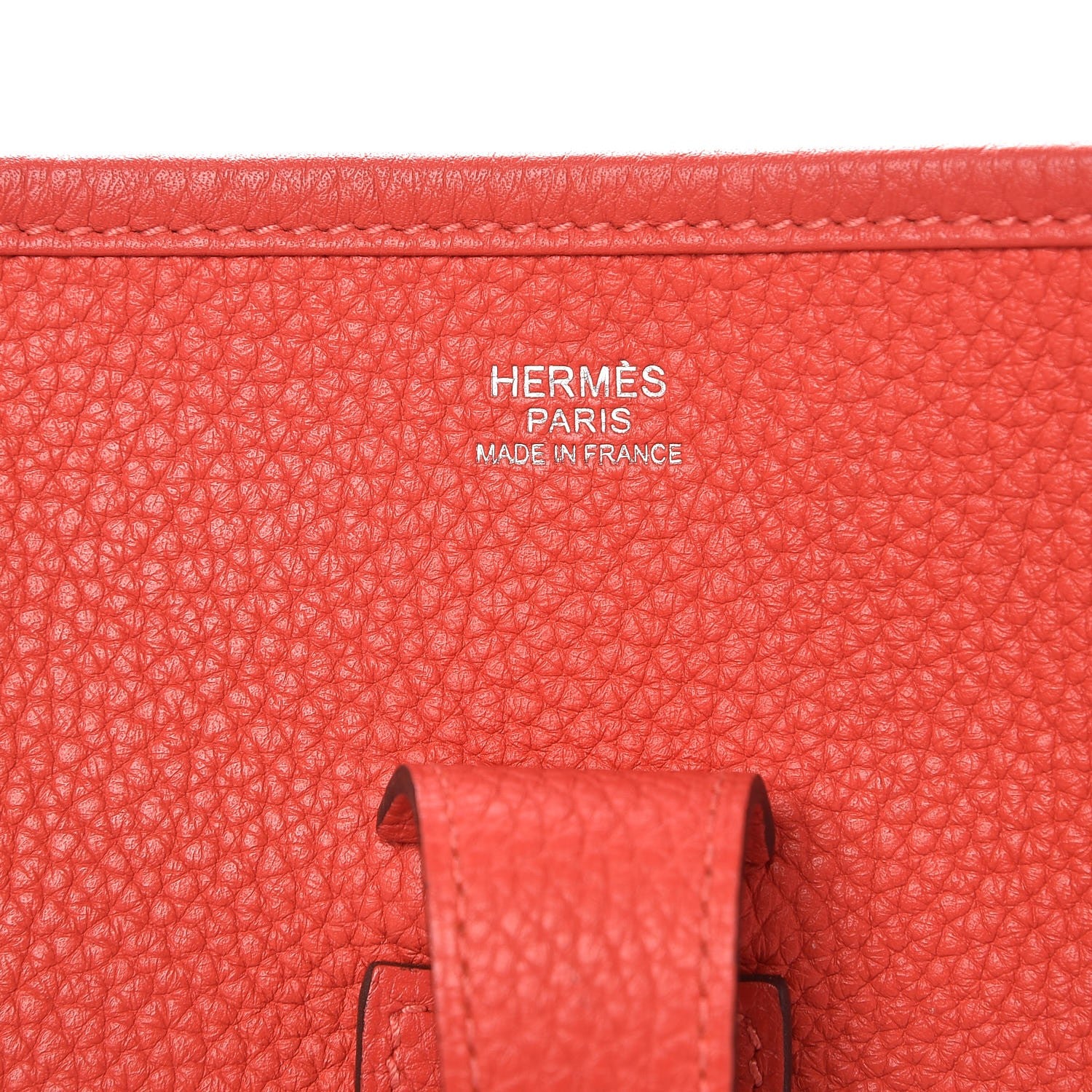 Hermes Togo Evelyne III GM Rouge Pivoine 6 of 8