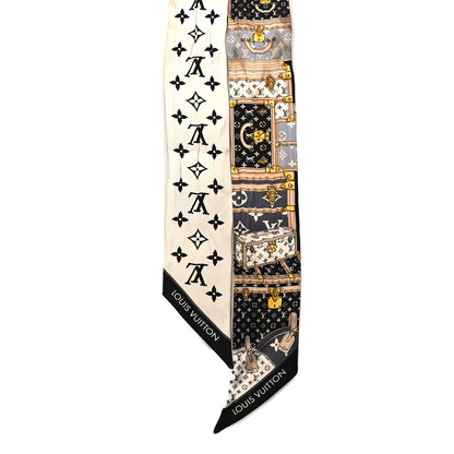 Louis Vuitton Silk Monogram Let's Go BB Bandeau Black 2 of 5