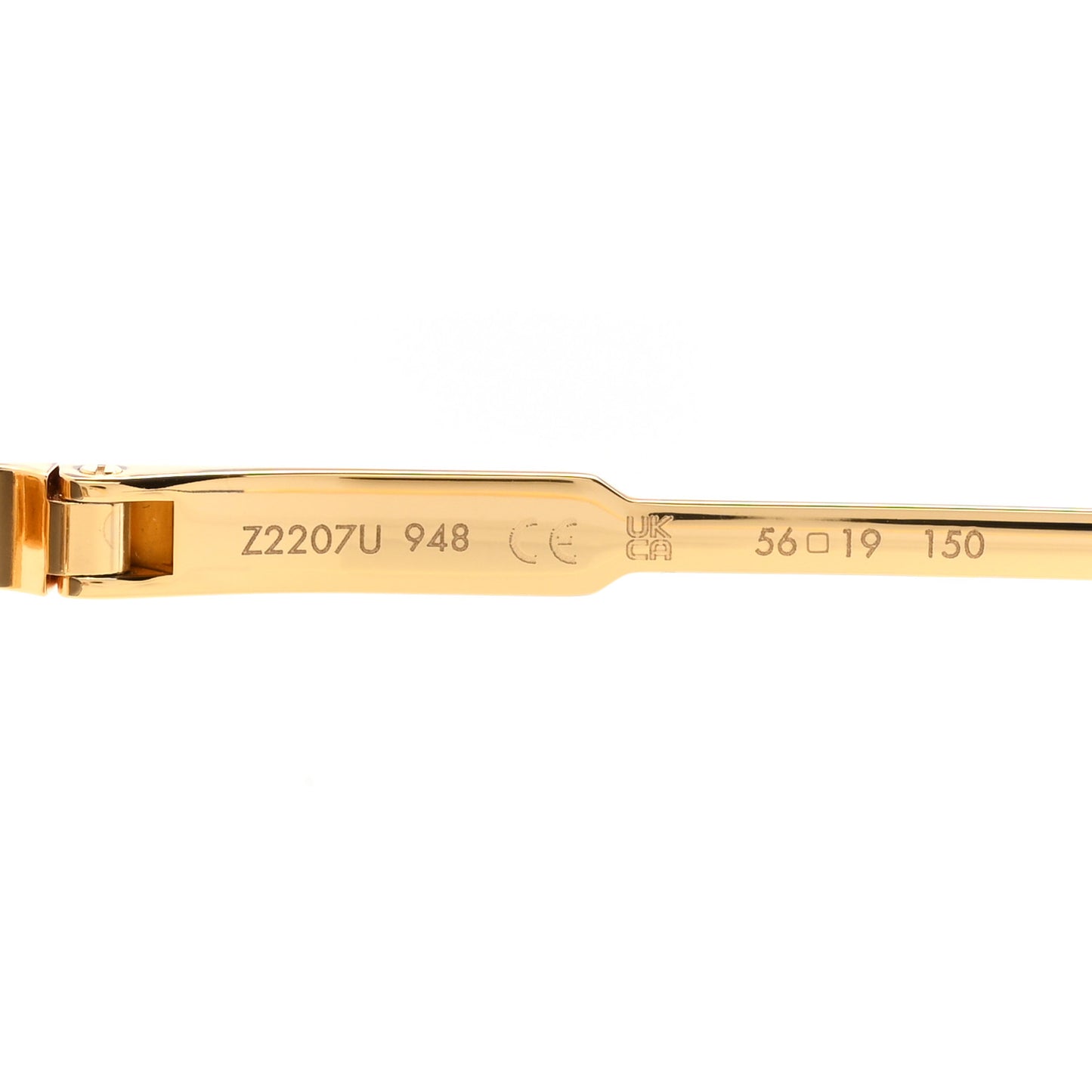 Metal Square Sunglasses Z2207U Gold