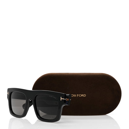 Tom Ford Acetate Fausto Sunglasses TF711 Black 8 of 8