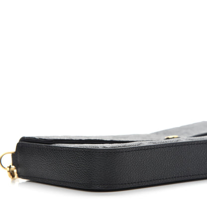 Louis Vuitton Empreinte Pochette Felicie Chain Wallet Black 8 of 10
