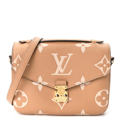 Louis Vuitton Empreinte Monogram Giant Pochette Metis Arizona Beige 1 of 9