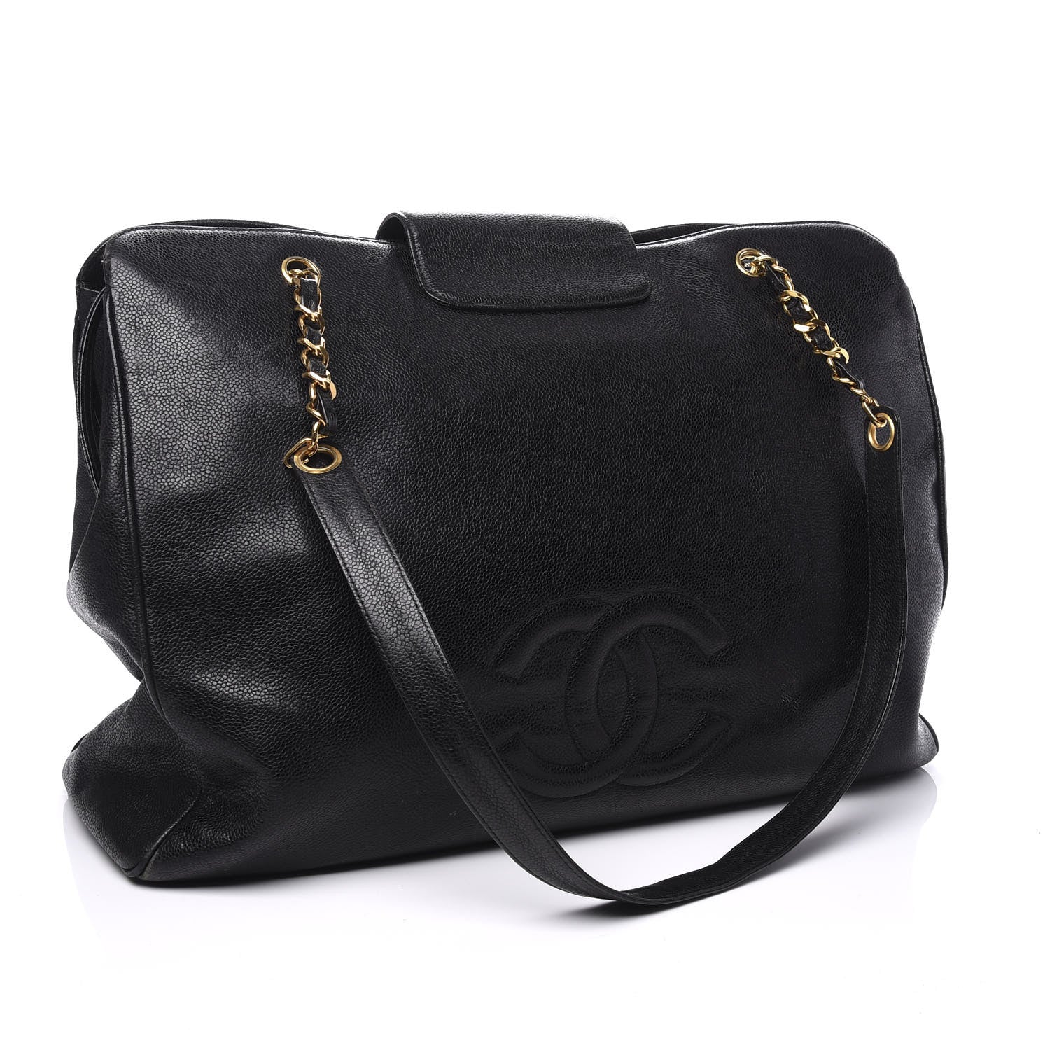 Chanel Caviar XL Weekender Bag Black 2 of 12