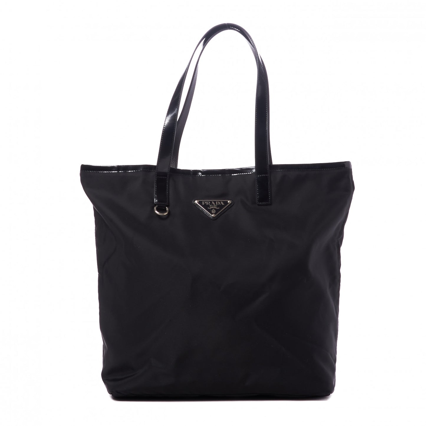 Tessuto Nylon Spazzolato Tote Black