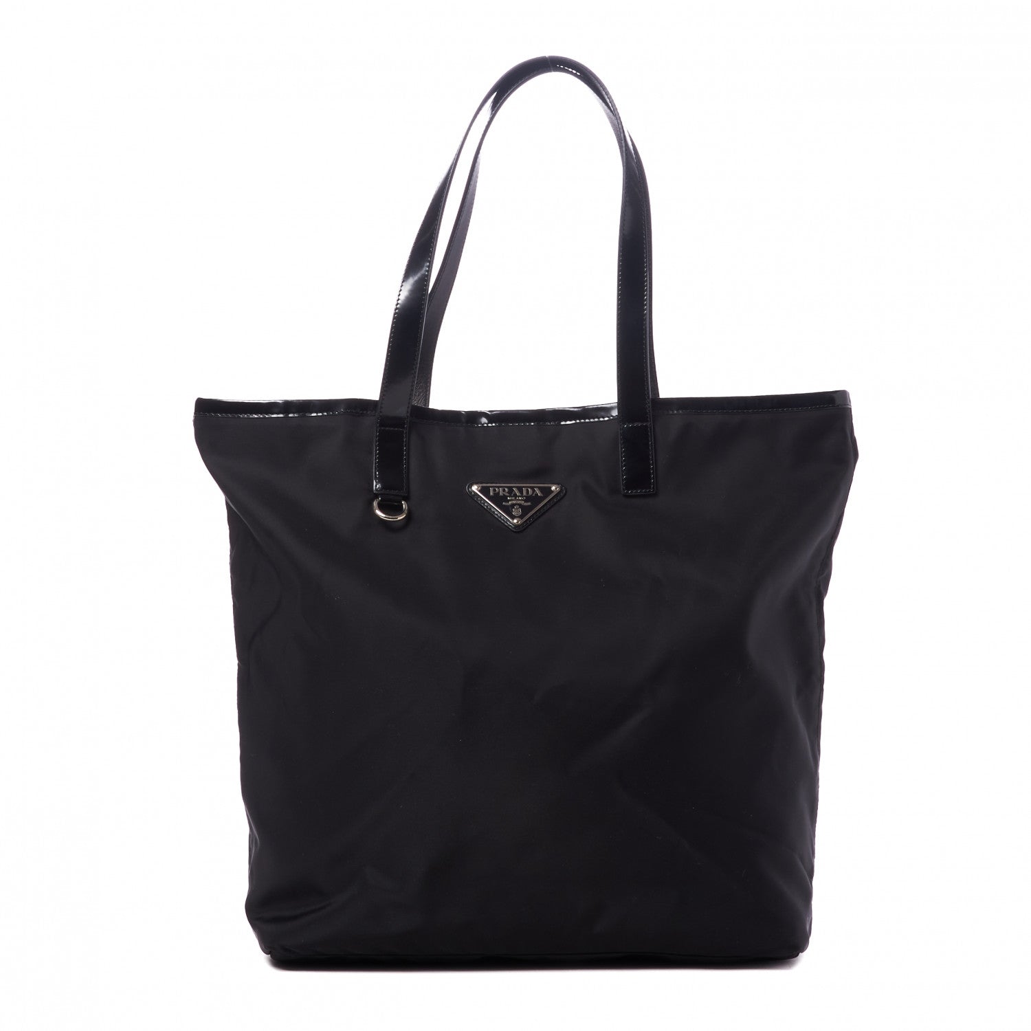 Prada Tessuto Nylon Spazzolato Tote Black 1 of 8