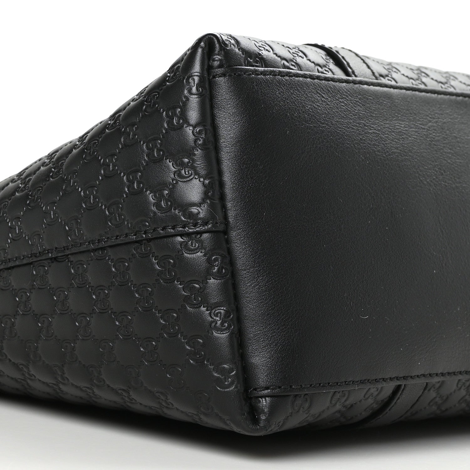 Gucci Soft Microguccissima Small Zippered Satchel Black 9 of 10