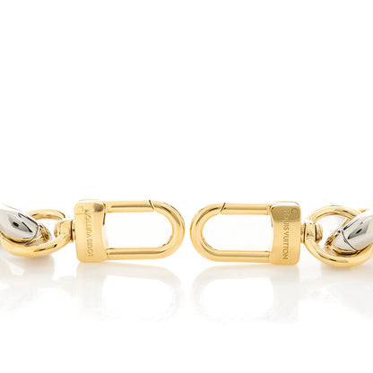 Louis Vuitton Metal Coussin Chain Strap Silver Gold 3 of 3