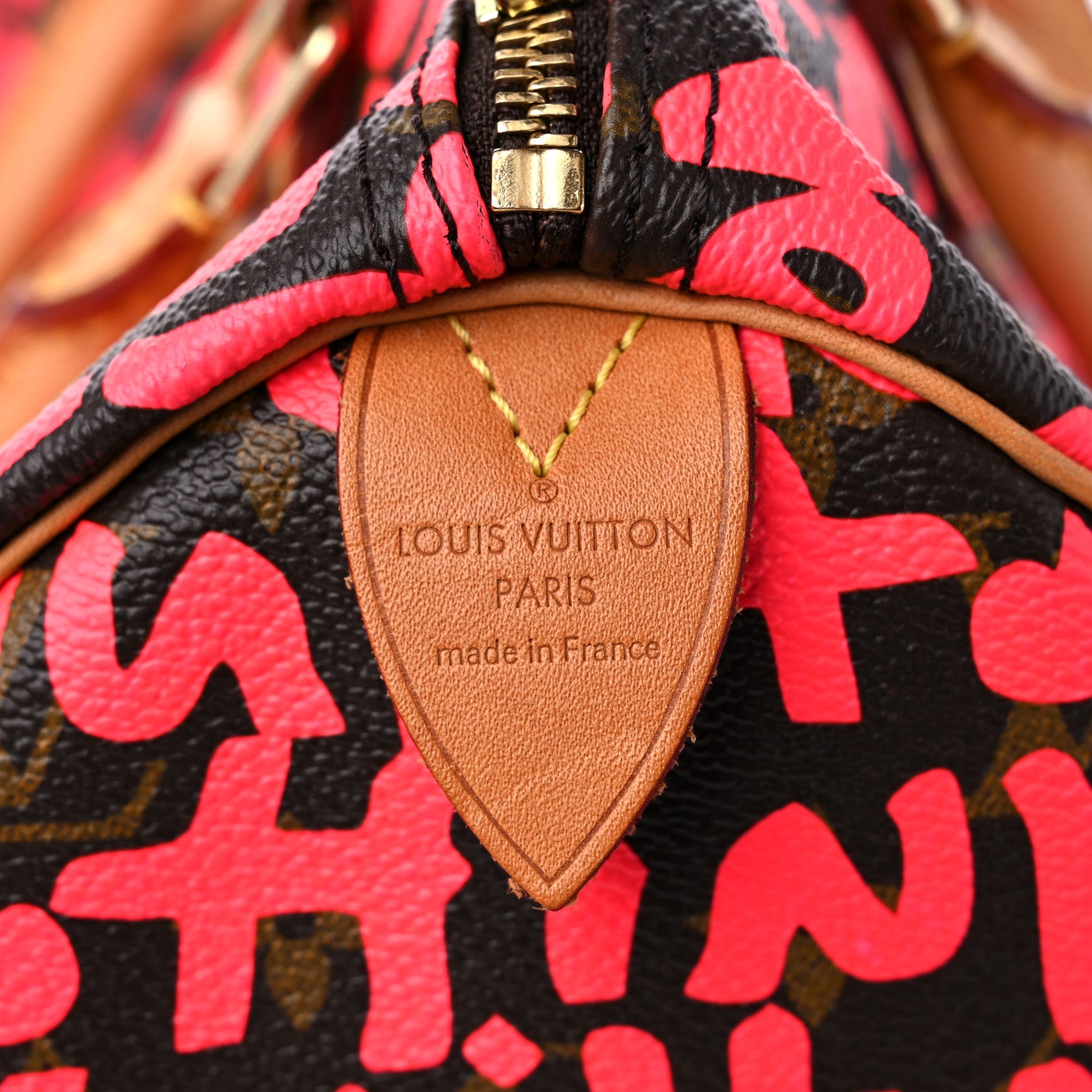 Louis Vuitton Monogram Graffiti Speedy 30 Fuchsia 6 of 13