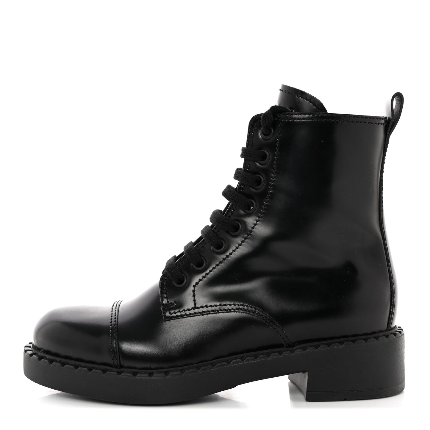 Spazzolato Chocolate 50mm Combat Boots 36 Black