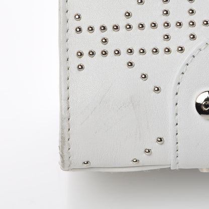 Christian Dior Calfskin Cannage Studded East West Lady Dior White 25 of 25