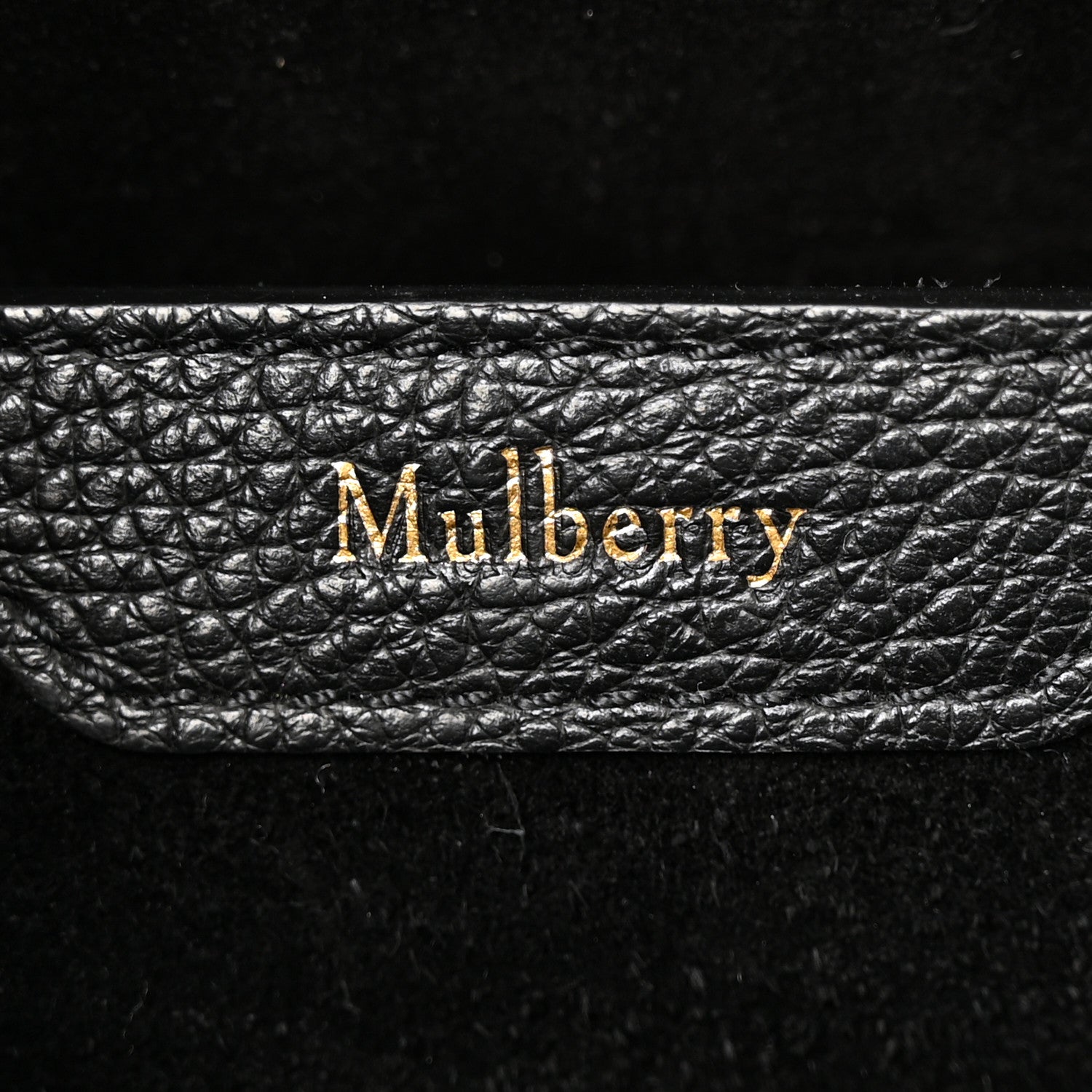 Mulberry Classic Grain Small Bayswater Zip Tote Black 5 of 11