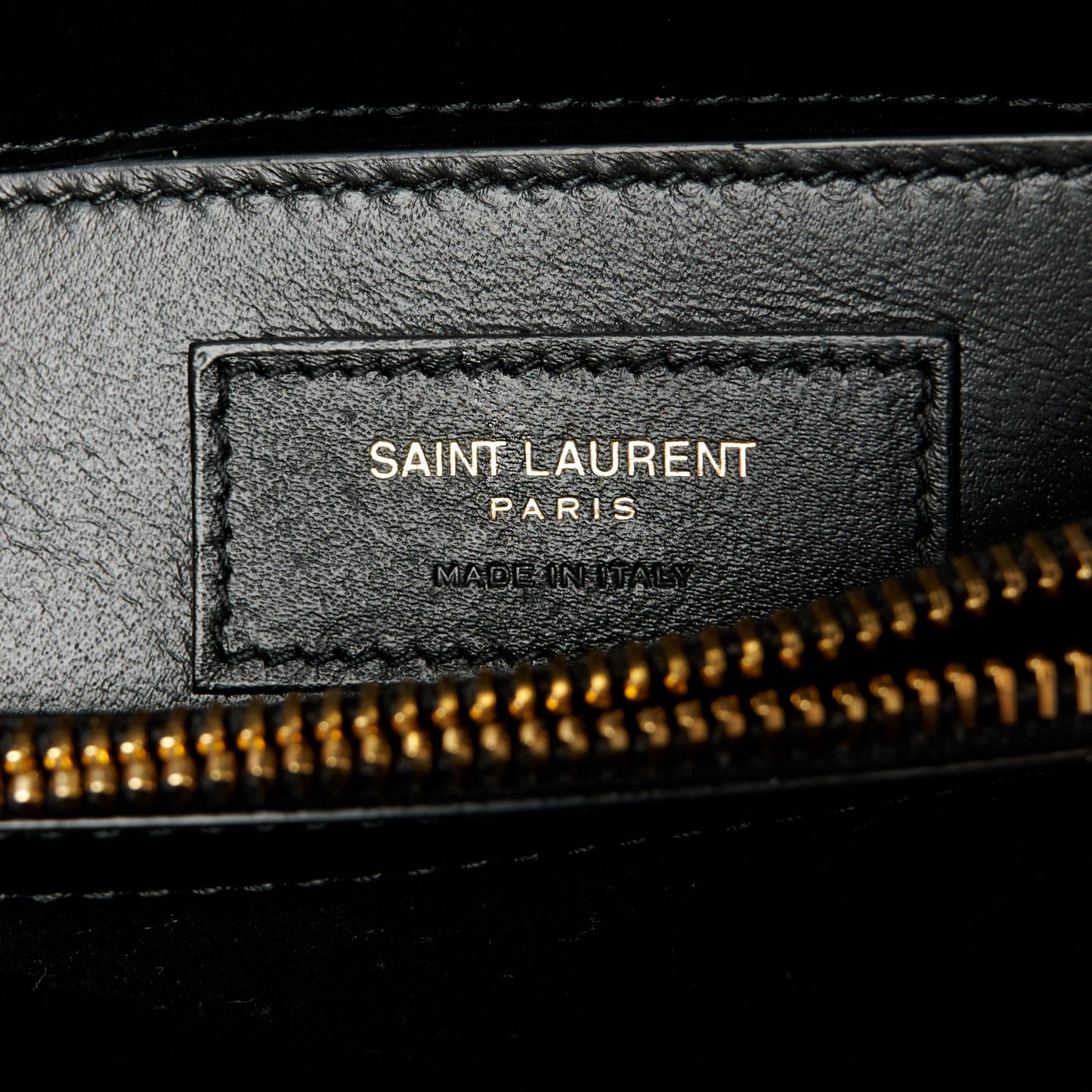Calfskin Y Quilted Monogram Small Loulou Chain Satchel Black