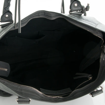 Balenciaga Agneau Silver Metallic Edge Hardware City Gris Cendre 5 of 7
