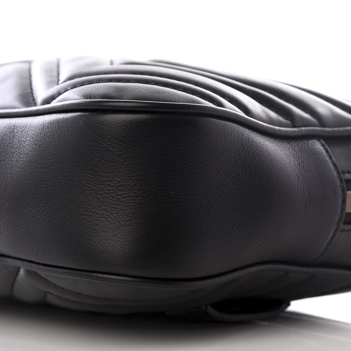 Calfskin Matelasse Mens GG Marmont Belt Bag 90 36 Black
