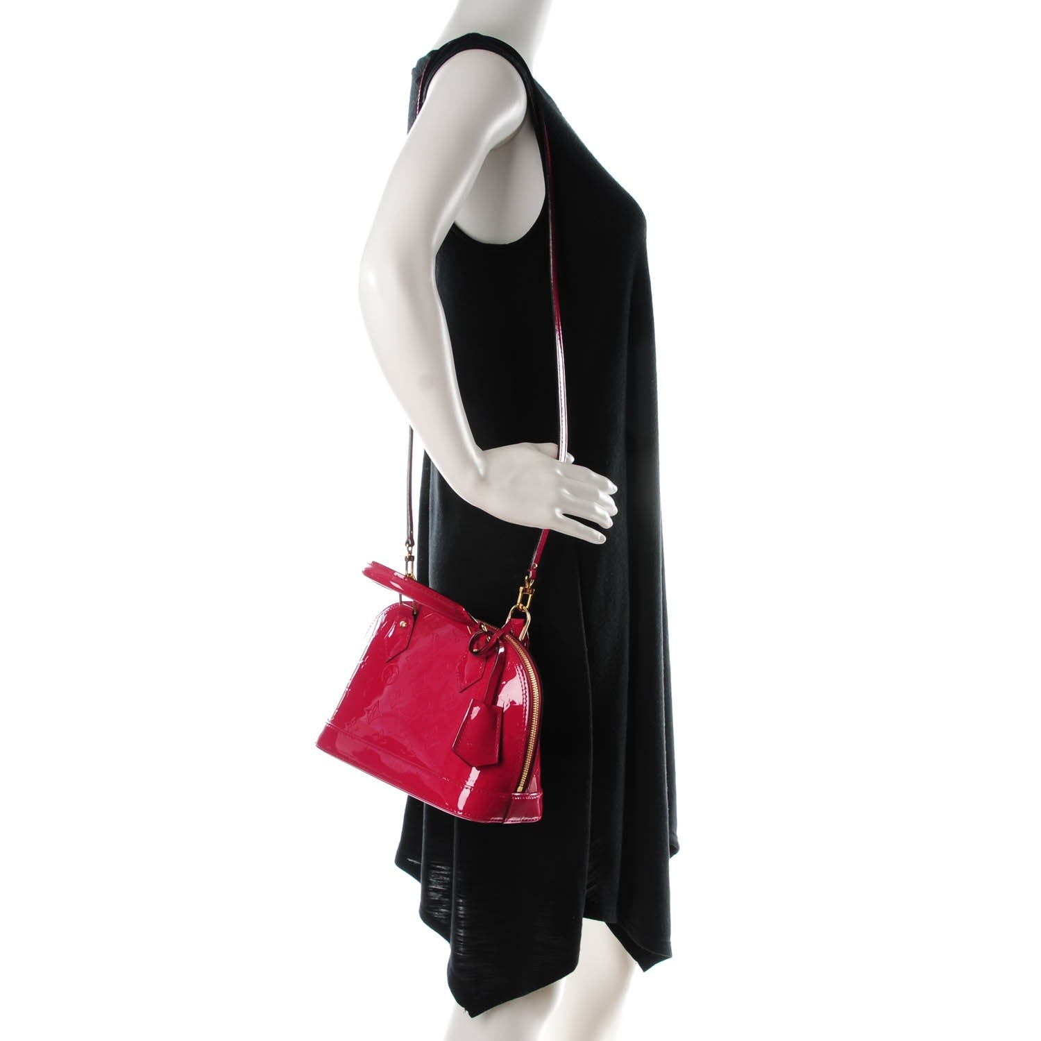 Louis Vuitton Vernis Alma BB Rose Indien 2 of 8