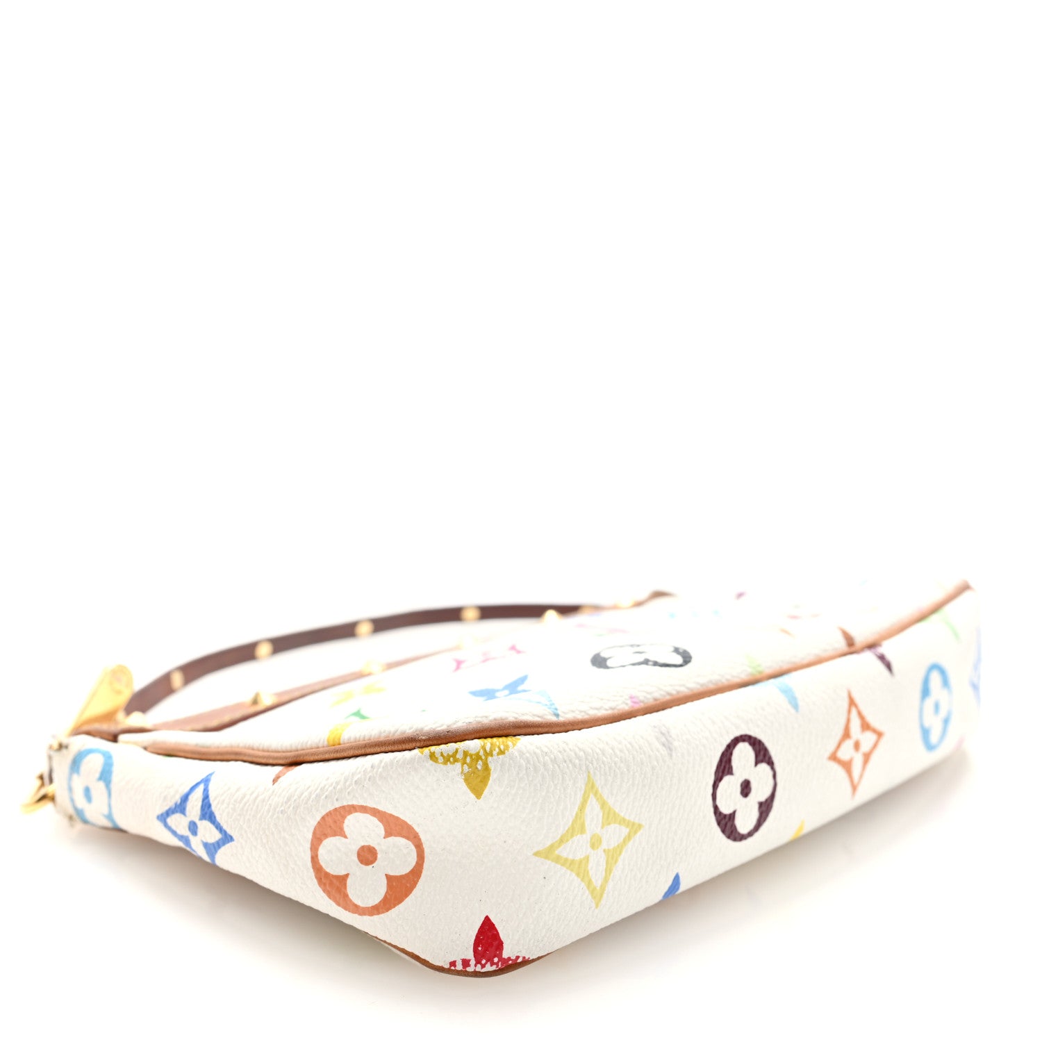 Louis Vuitton Monogram Multicolor Pochette Accessories White 4 of 10