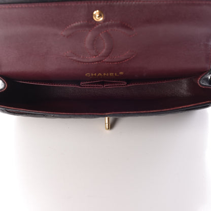 Chanel Lambskin Quilted Medium Double Flap Black 5 of 20