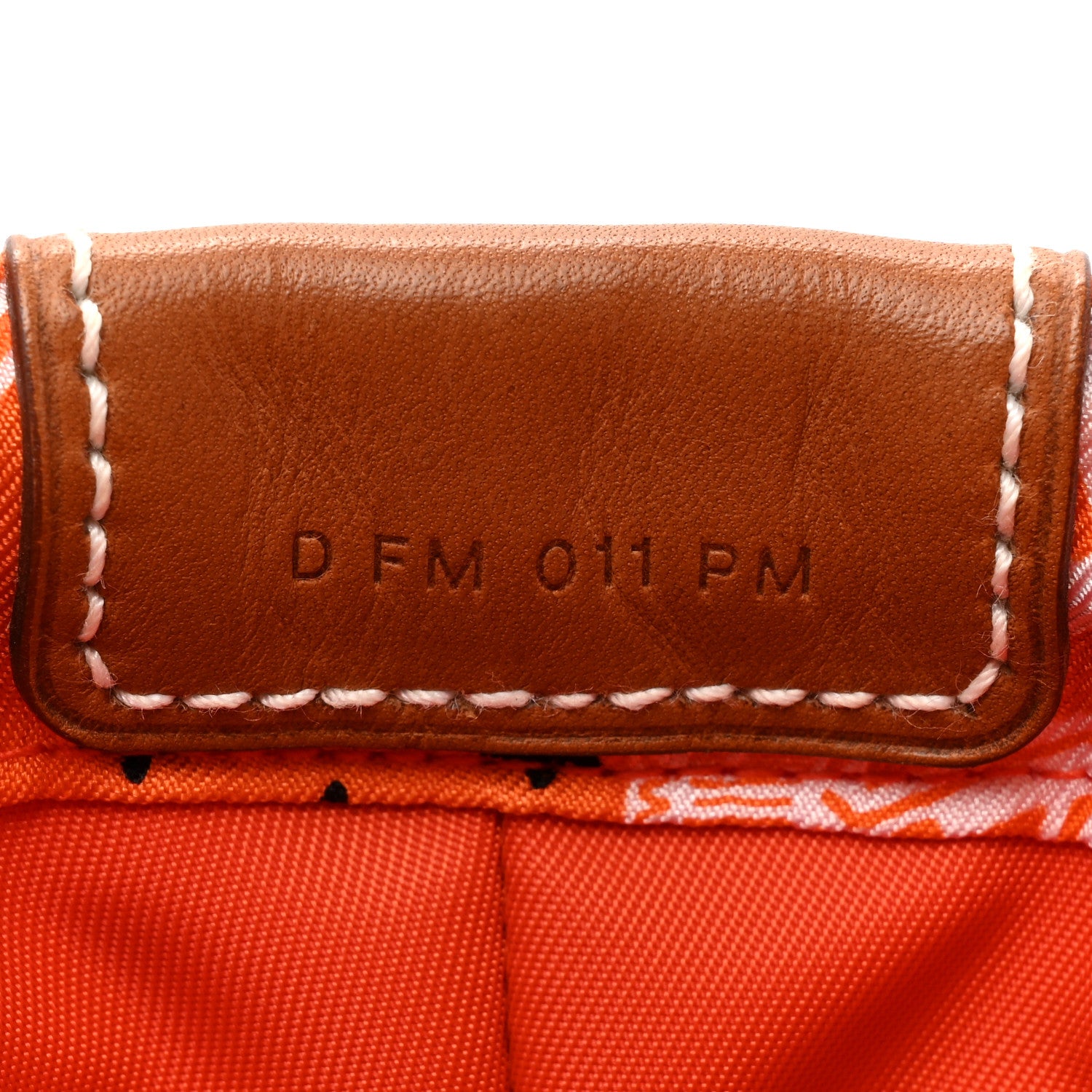 Hermes Barenia Silk Eperons d'Or Fourbi 20 PM Pouch Orange Fauve 7 of 10
