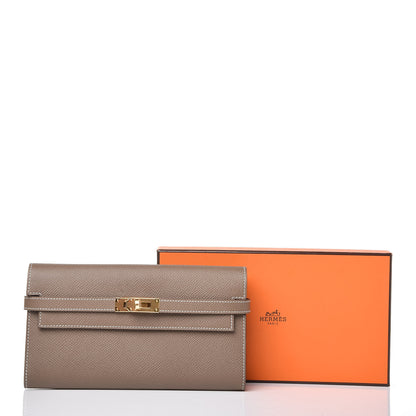 Hermes Epsom Kelly Longue Wallet Etoupe 8 of 8