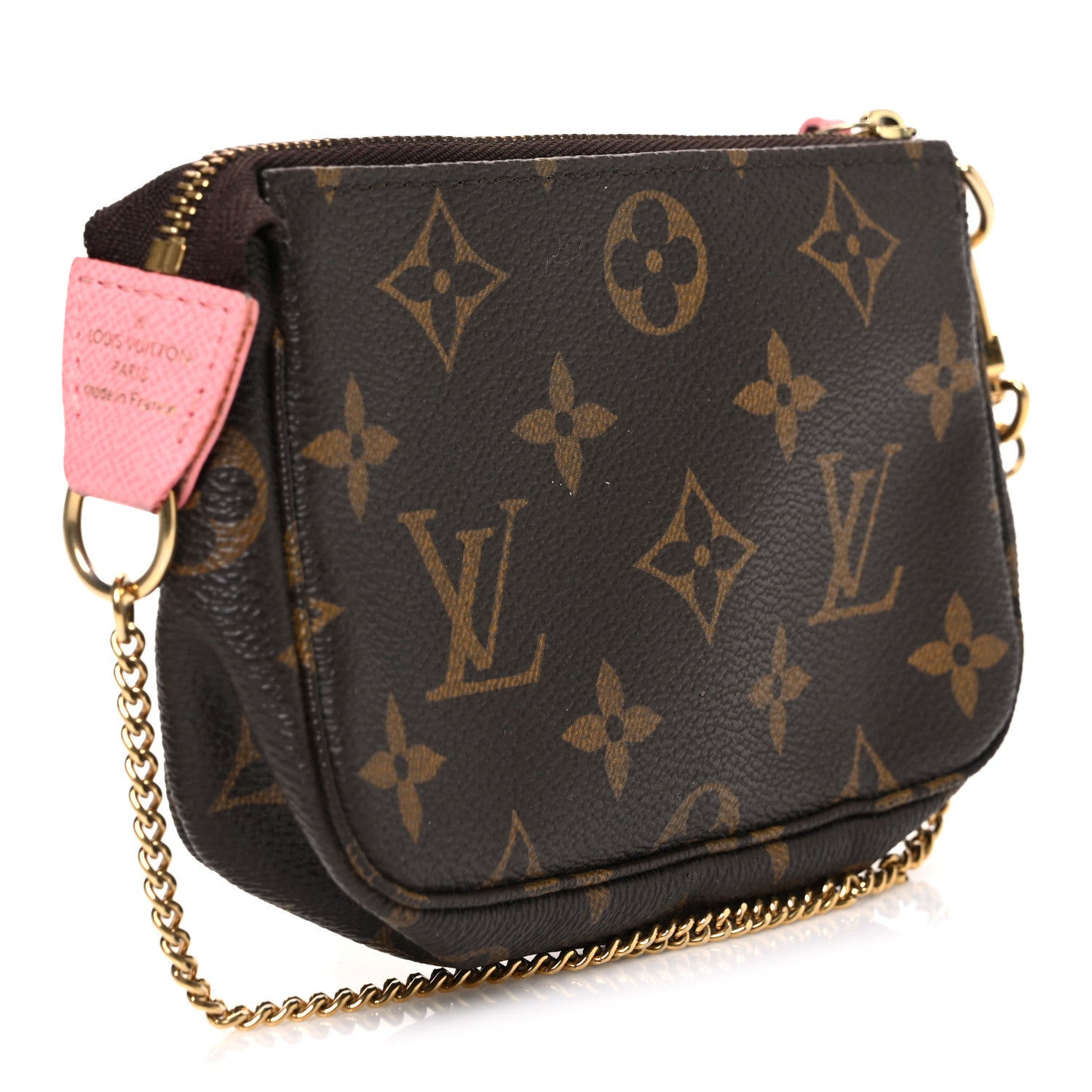 Louis Vuitton Monogram Illustre Mini Pochette Accessories Rose 3 of 8
