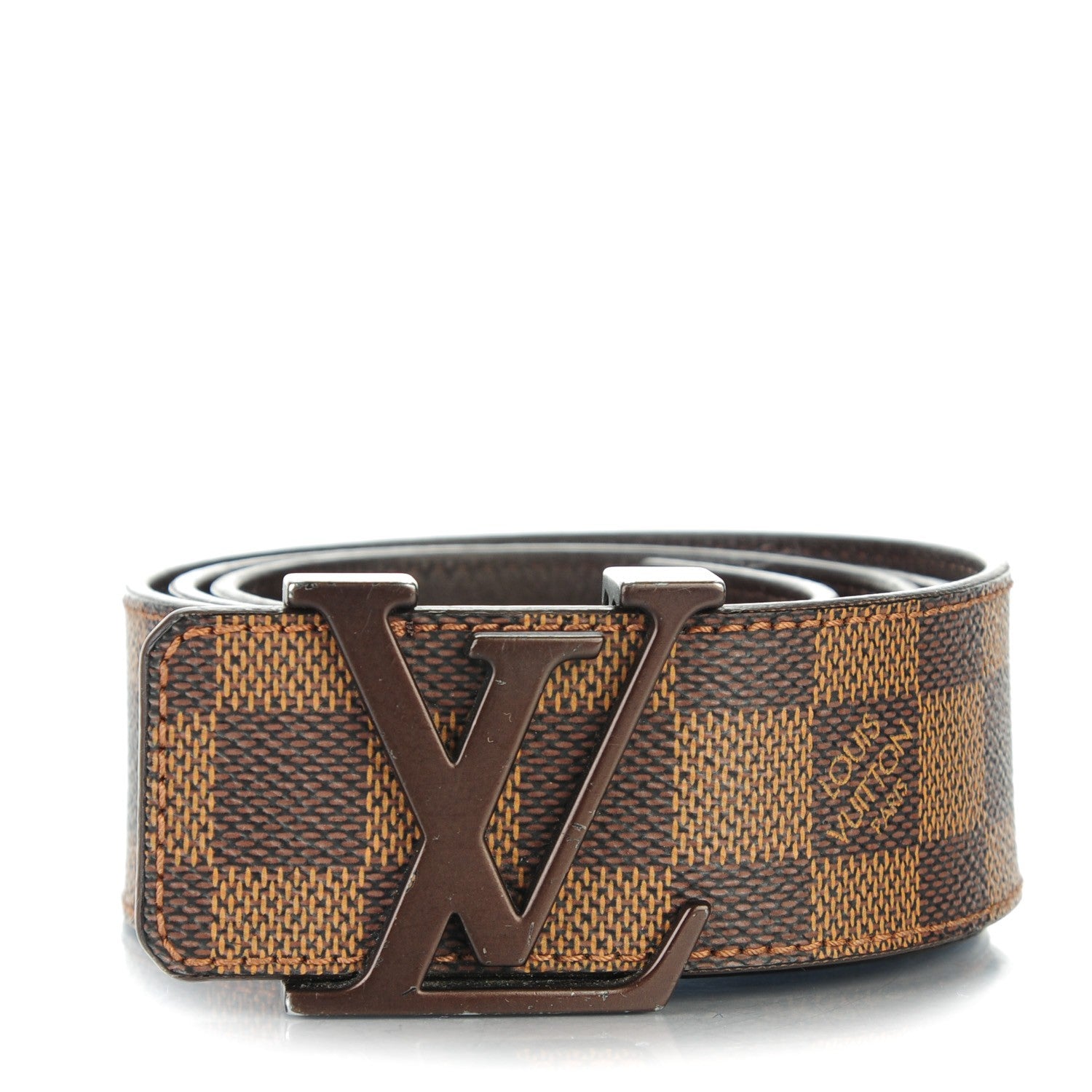 Louis Vuitton Damier Ebene 40mm LV Initiales Belt 90 36 1 of 9