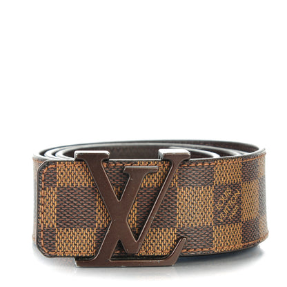 Louis Vuitton Damier Ebene 40mm LV Initiales Belt 90 36 1 of 9