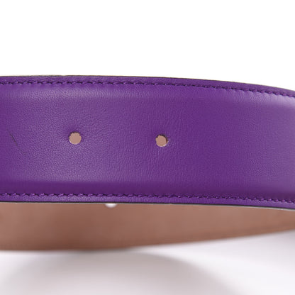 Gucci Moon Calfskin Interlocking G 37mm Belt 95 38 Shine Purple 6 of 8