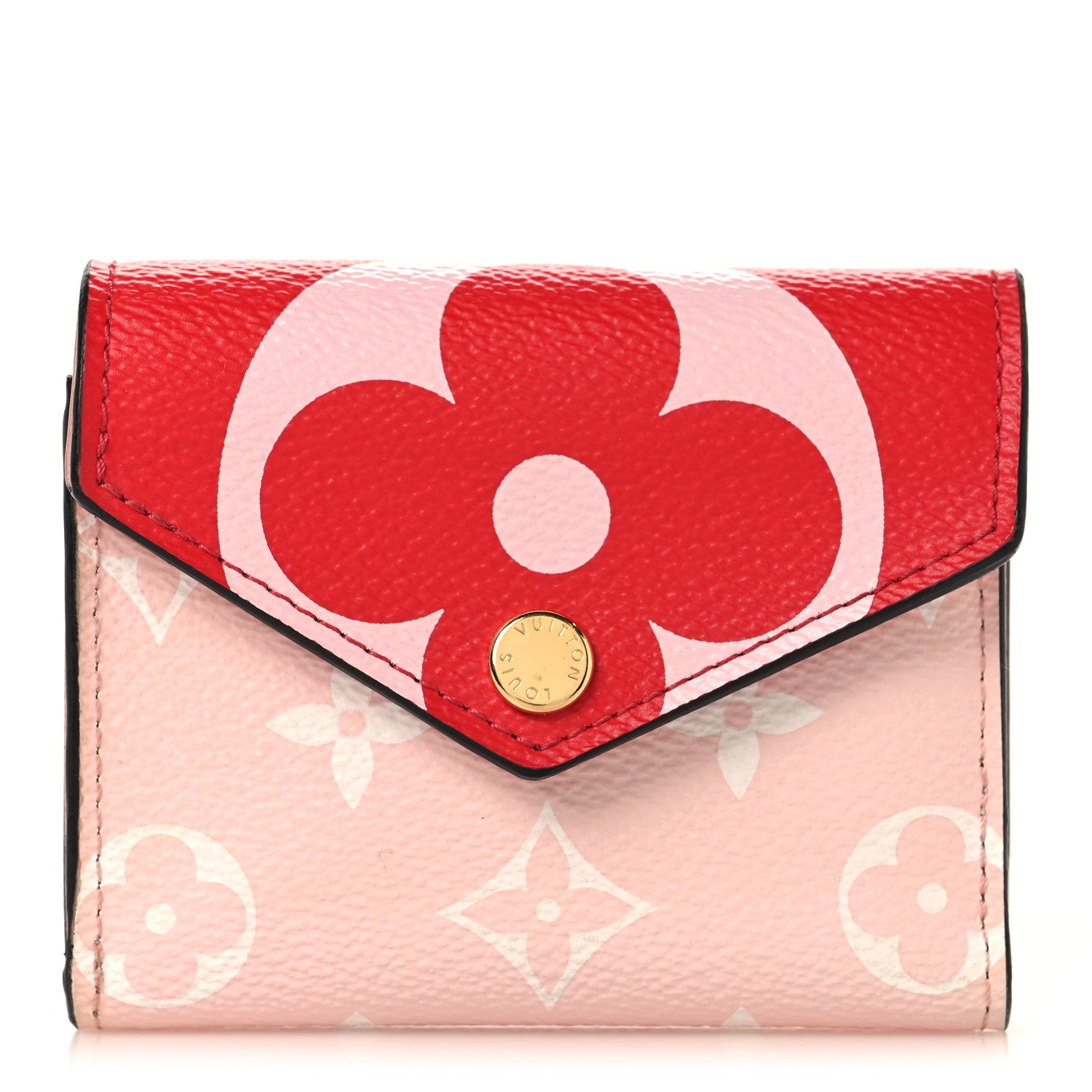 Louis Vuitton Monogram Giant Zoe Wallet Rouge Rose 1 of 6