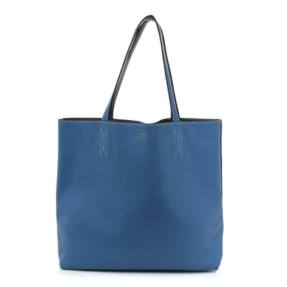 Hermes Taurillon Clemence Double Sens 45 Reversible Mykonos Etain Mykonos Etain 3 of 19
