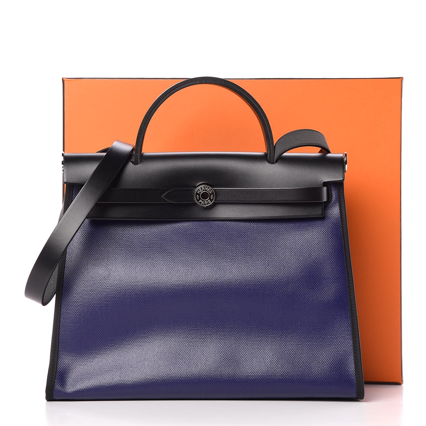 Toile H Berline Vache Hunter Herbag Zip PM 31 Bleu Encre Black