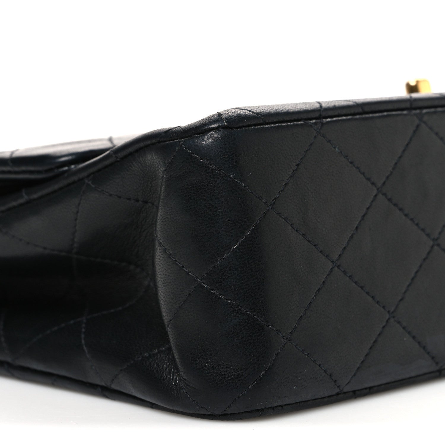 Chanel Lambskin Quilted Medium Double Flap Black 10 of 13