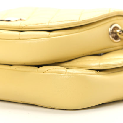 Chanel Lambskin Quilted Side Packs Yellow 12 of 12